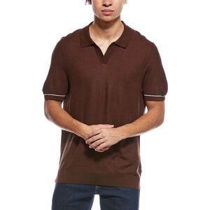 Hugo Boss Mens  Jianluca Polo Shirt, Brown